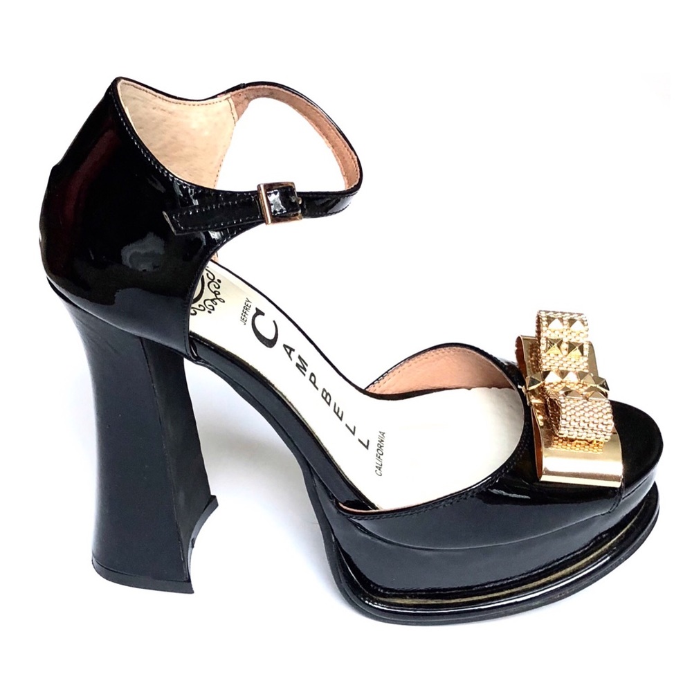 Jeffery Campbell Heels with Gold Studded Bows